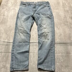 Denizen Levis Jeans Mens 38x32 Blue Medium Wash Cotton Stretch 231 Athletic Fit